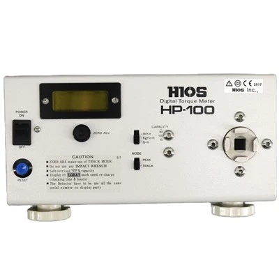 HIOS HP-100 uusi digitaalinen sähköinen ruuvimeisselin vääntömomenttitesteri